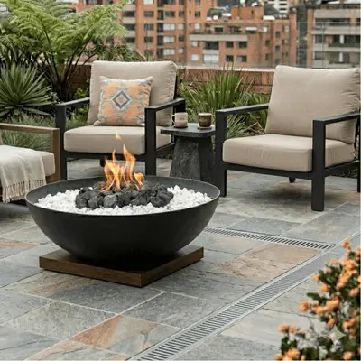 centro de fuego interior moderno dti