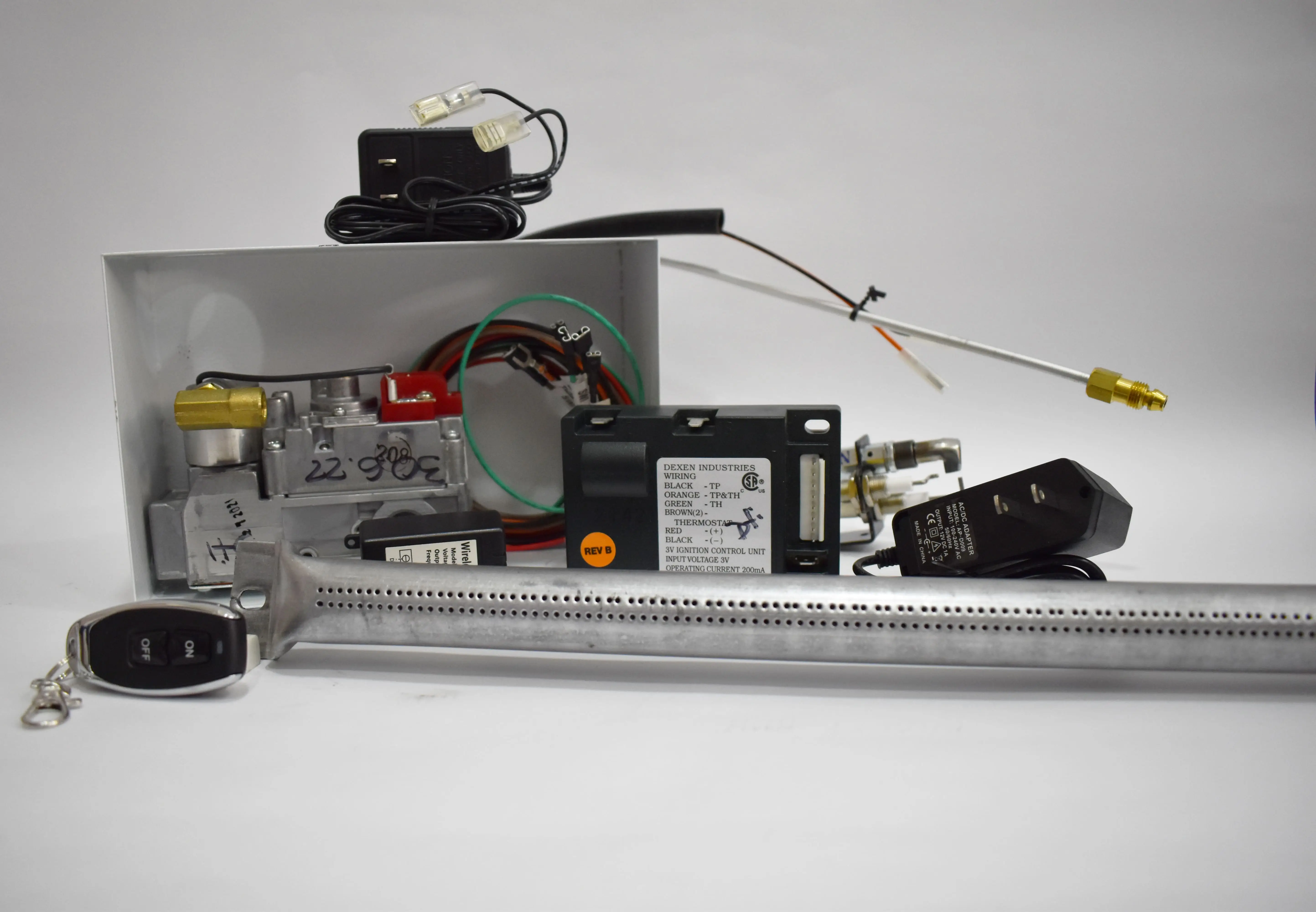 Sitema de chimenea on off