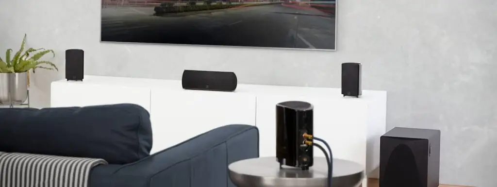 Home Theater sistema 5.1 de sobre poner