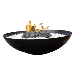 centro de fuego ovalado