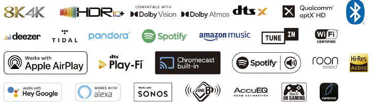 Especificaciones Home Theater, receiver y sistema 5.1