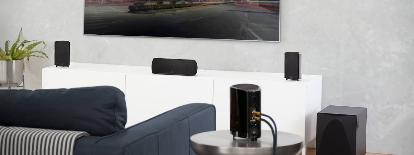 Home Theater sistema 5.1 de sobre poner